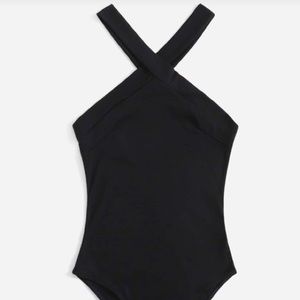 Solid Halter Bodysuit